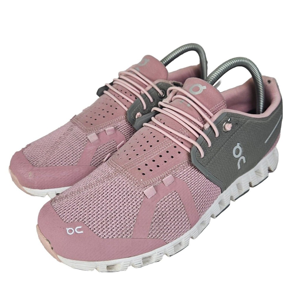 ON Cloud 2.0 Running Shoes Rose Pink Charcoal Women's Size 9.5 Mud Run Training